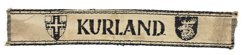 German WH Kurland Campaign Cufftitle