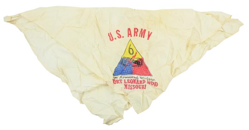 US 6th Armored Division Scarf