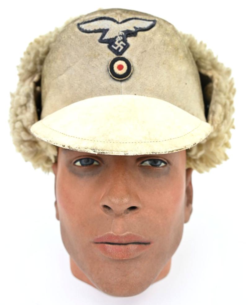 German LW White Winter Fur Cap