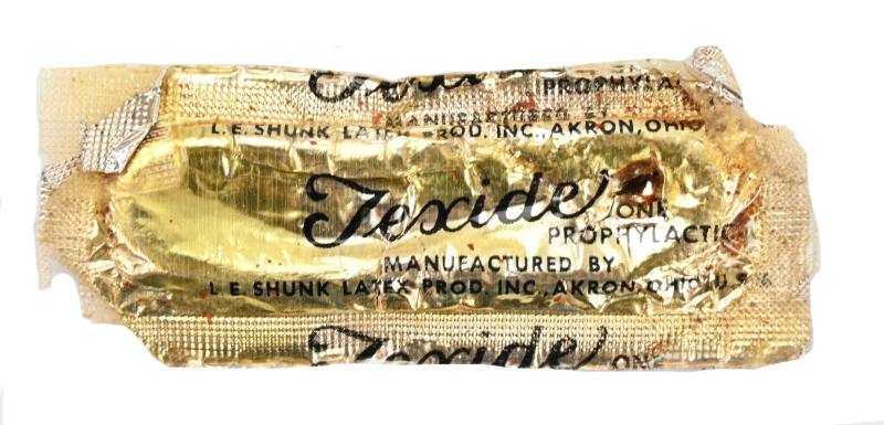 US WW2 Prophylactic Condom Texide