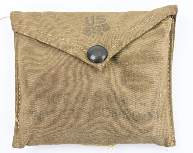 US WW2 Gasmask M1 Waterproofing Kit