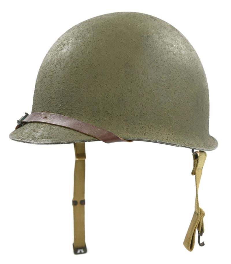 US WW2 M1 Fixed Bale Combat Helmet