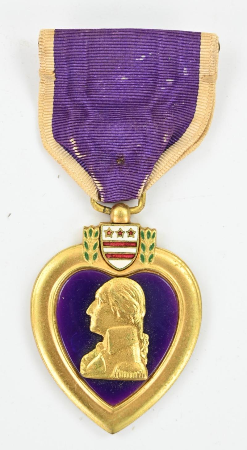 WorldWarCollectibles | US WW2 Purple Heart Medal & Ribbon