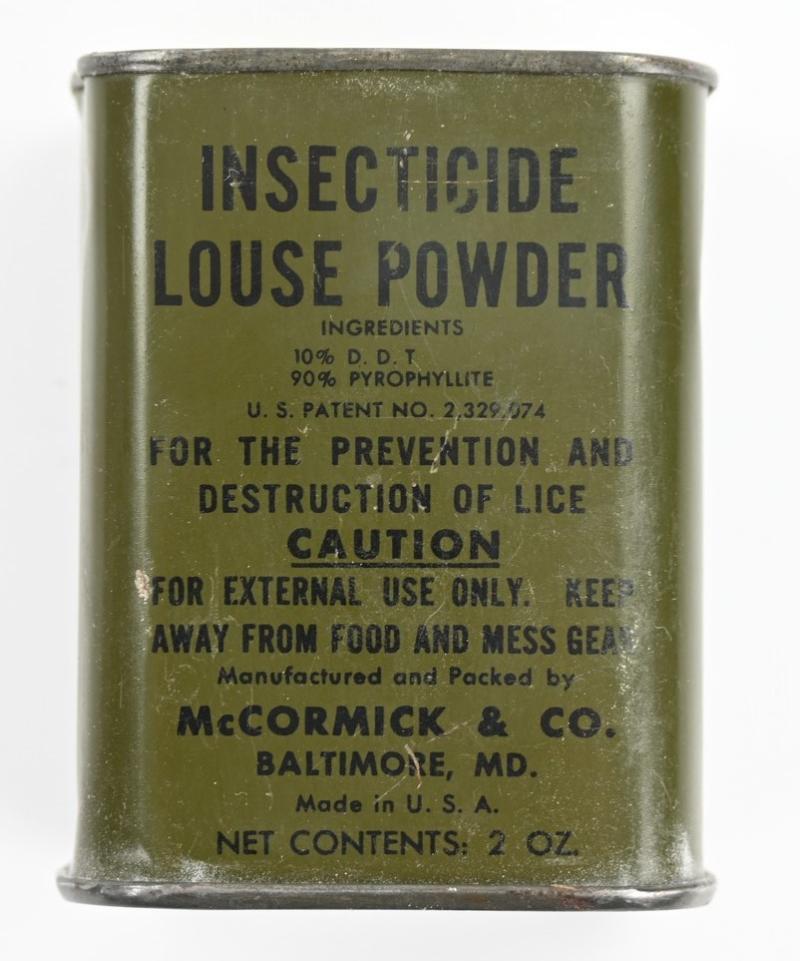 US WW2 Insect louse Powder