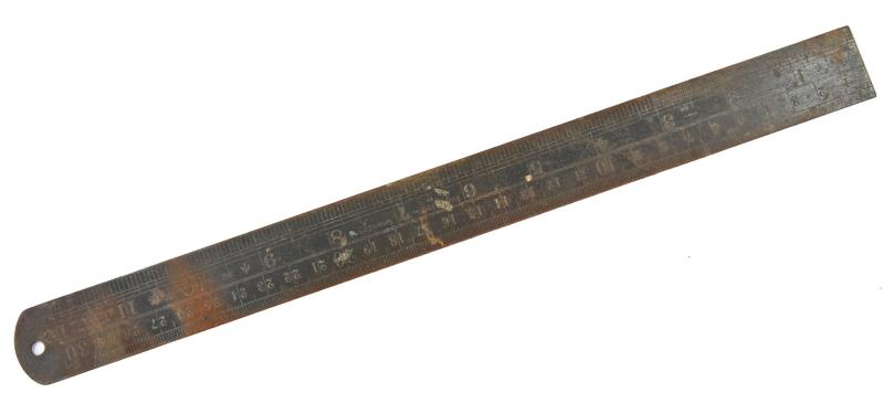 British WW2 Officer's Mapcase Ruler