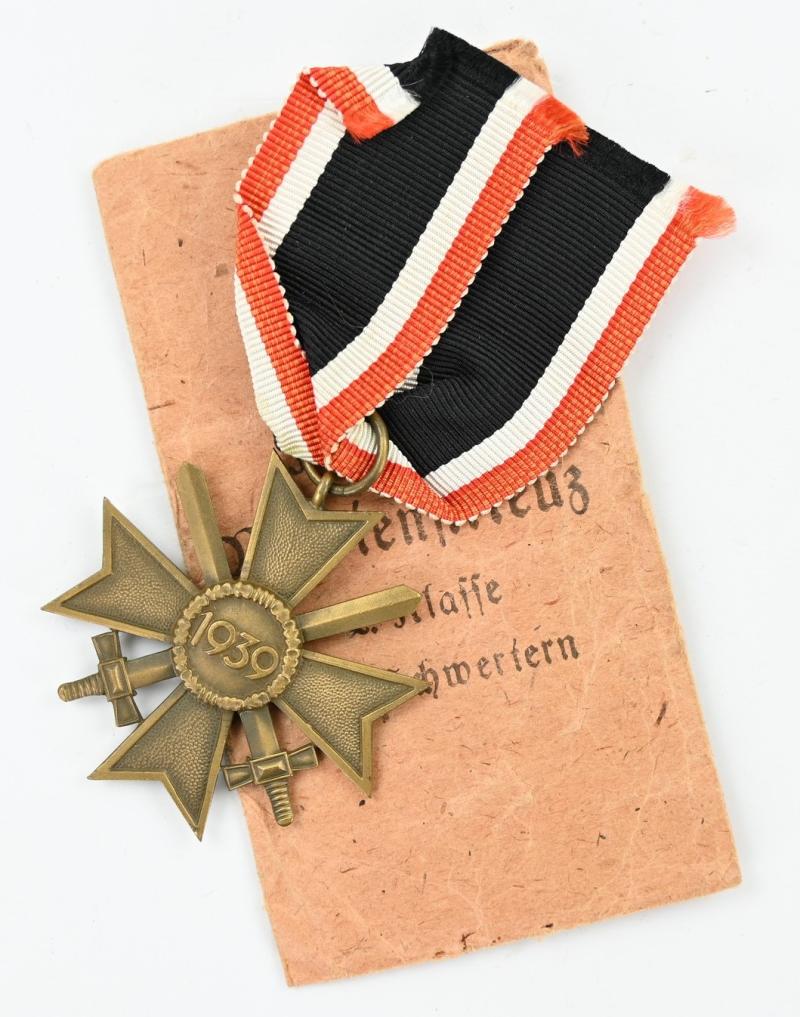 German War Merit Cross 2nd Class with Swords in Pouch