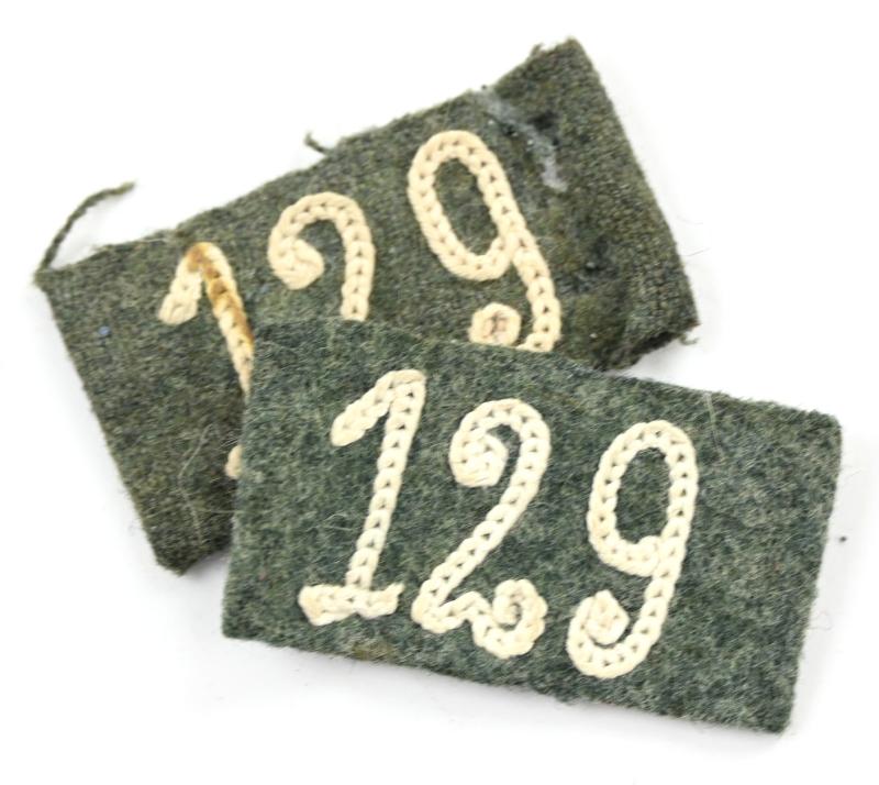 German WH Shoulderboard Slip-ons 'I.R.129'