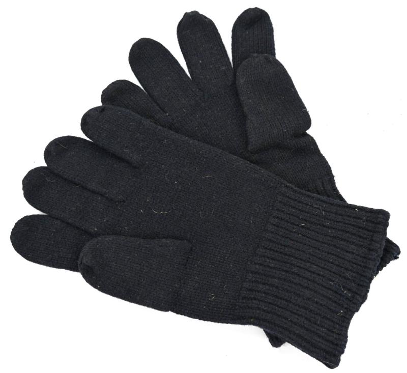 USN WW2 Named Knitted Winter Gloves