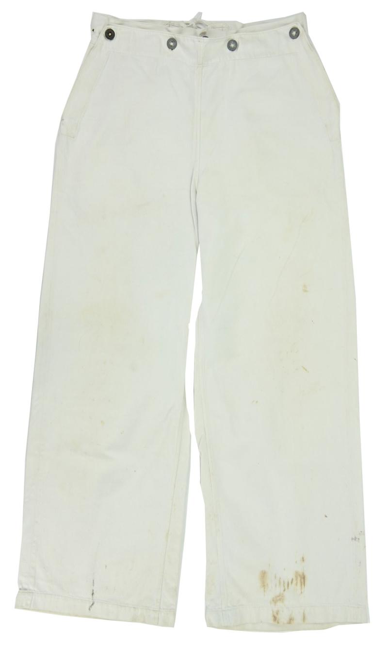 German KM EM White Trousers