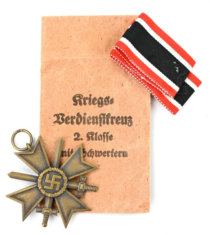 German War Merit Cross 2nd Class with Swords in Pouch