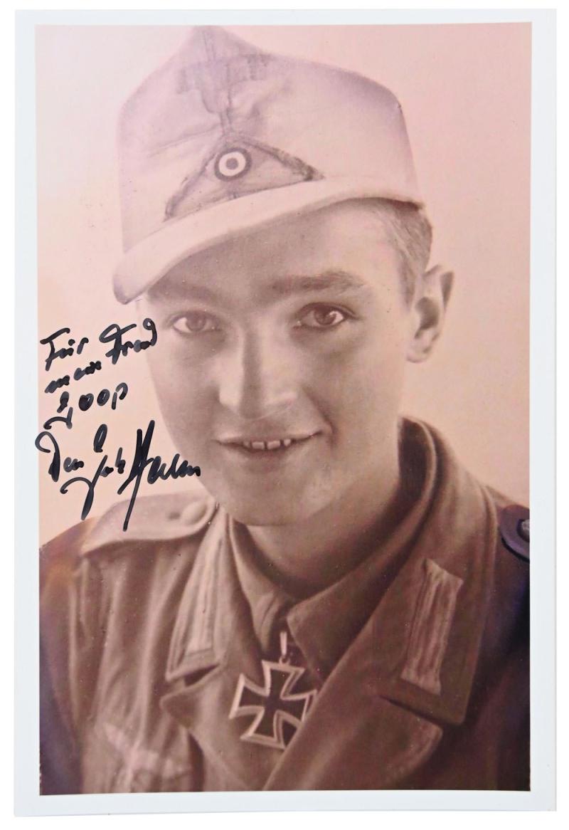 Signature of Wehrmacht Heer KC Recipient 'Günter Halm'