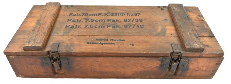 German WH 7,5cm PAK 97/38 Ammunition Box