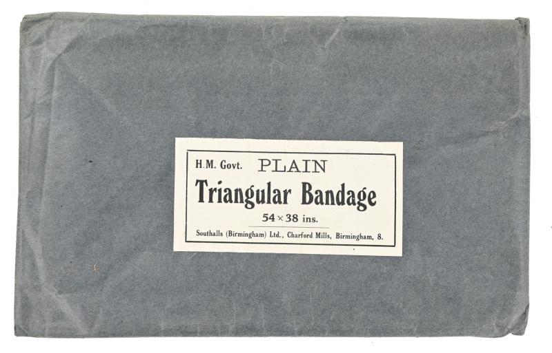 British WW2 Plain Triangular Bandage