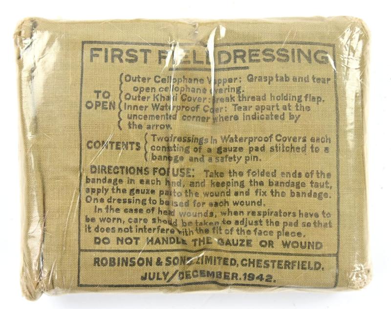 British WW2 First Field Dressing 1942