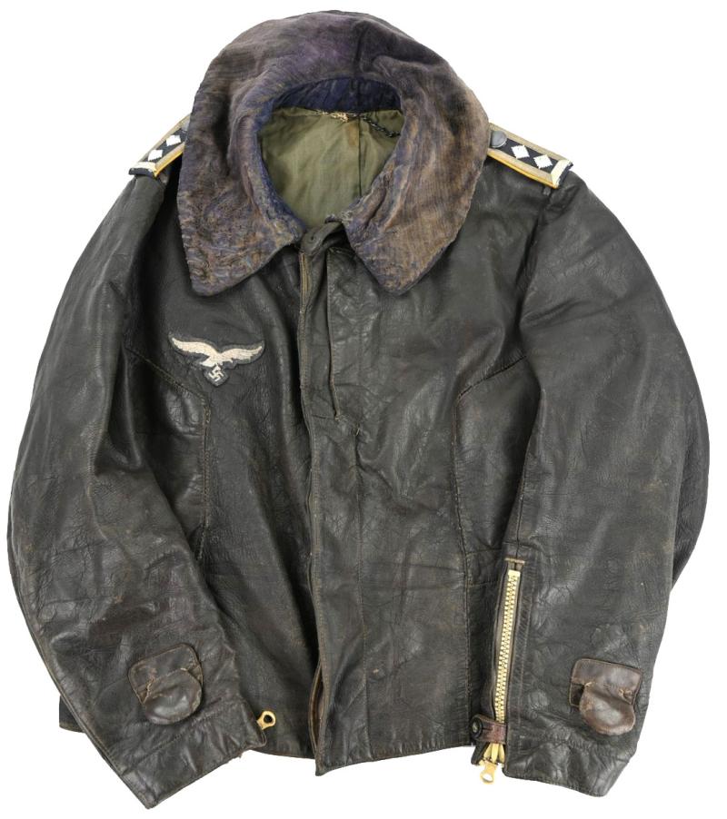 WorldWarCollectibles | German LW 'Reichsverteidigung' Leather Flight Jacket