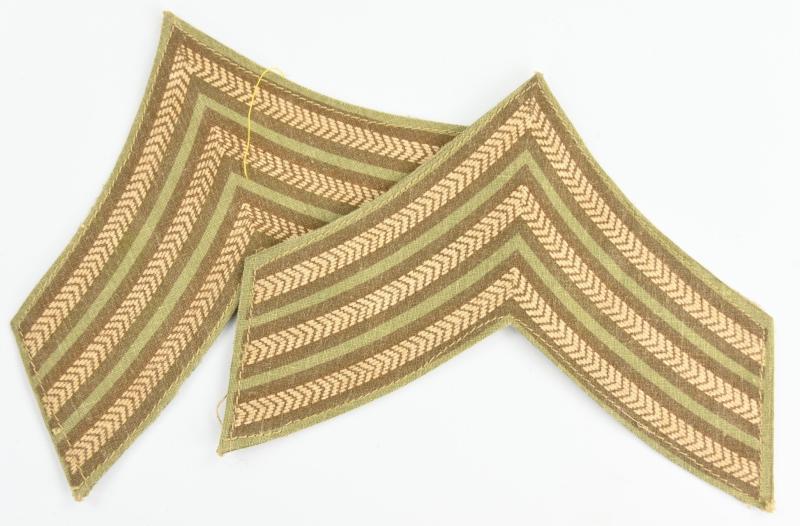 British WW2 Rank Chevron Set