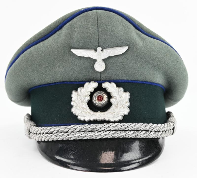 German WH Officer's Visor Cap Medic 'EREL'