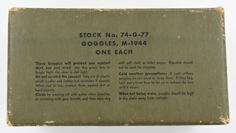 US WW2 M-1944 Goggles Case