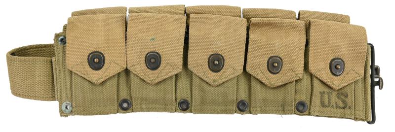 US WW2 M1 Garand Ammo Belt 1942