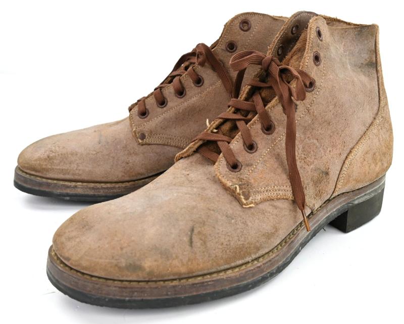 WorldWarCollectibles | US WW2 Army Service Boots 'Rough-Outs' 1943