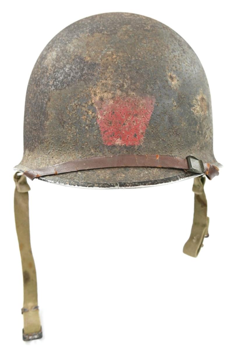 US WW2 28th 'Keystone' Infantry Division Combat Helmet