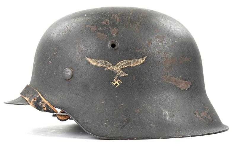 German LW M42 SD Combat Helmet