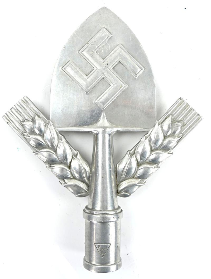 German RAD 'Abteilungsfahne' Flag Pole Top