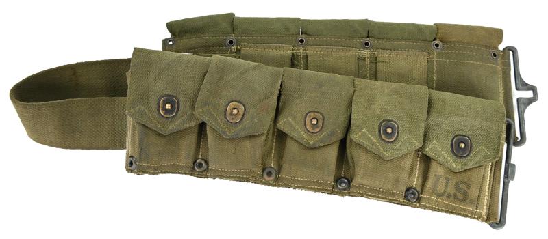 US WW2 M1 Garand Ammo Belt 1944