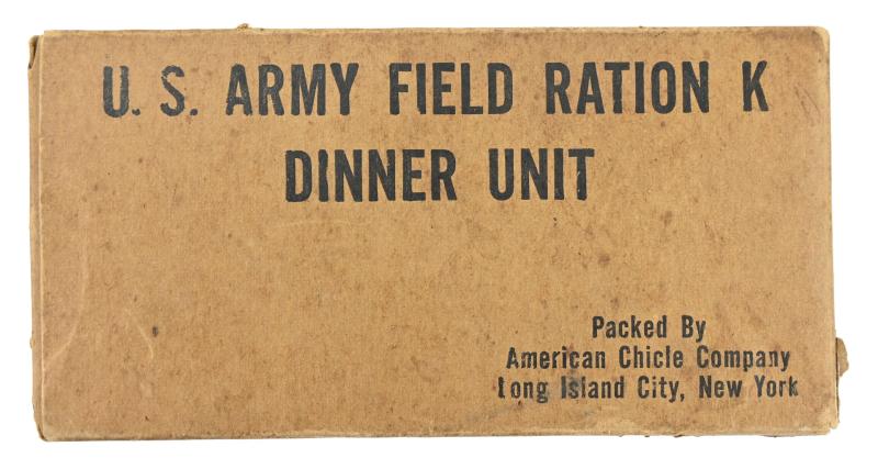 US WW2 Ration Type K 'Dinner'