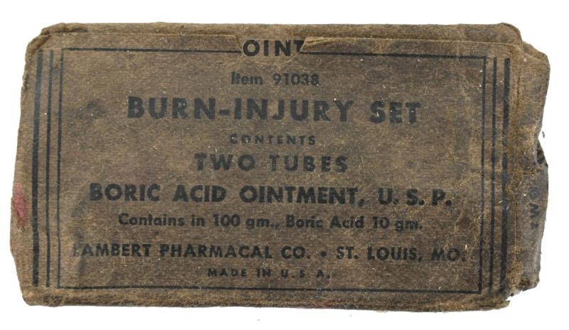 US WW2 Burn Injury Set