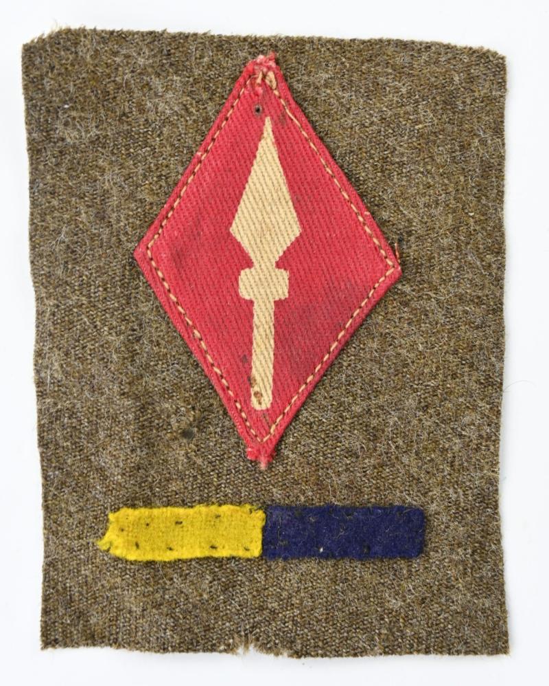 British WW2 Sleeve Cut-Out 1st Army I Corps