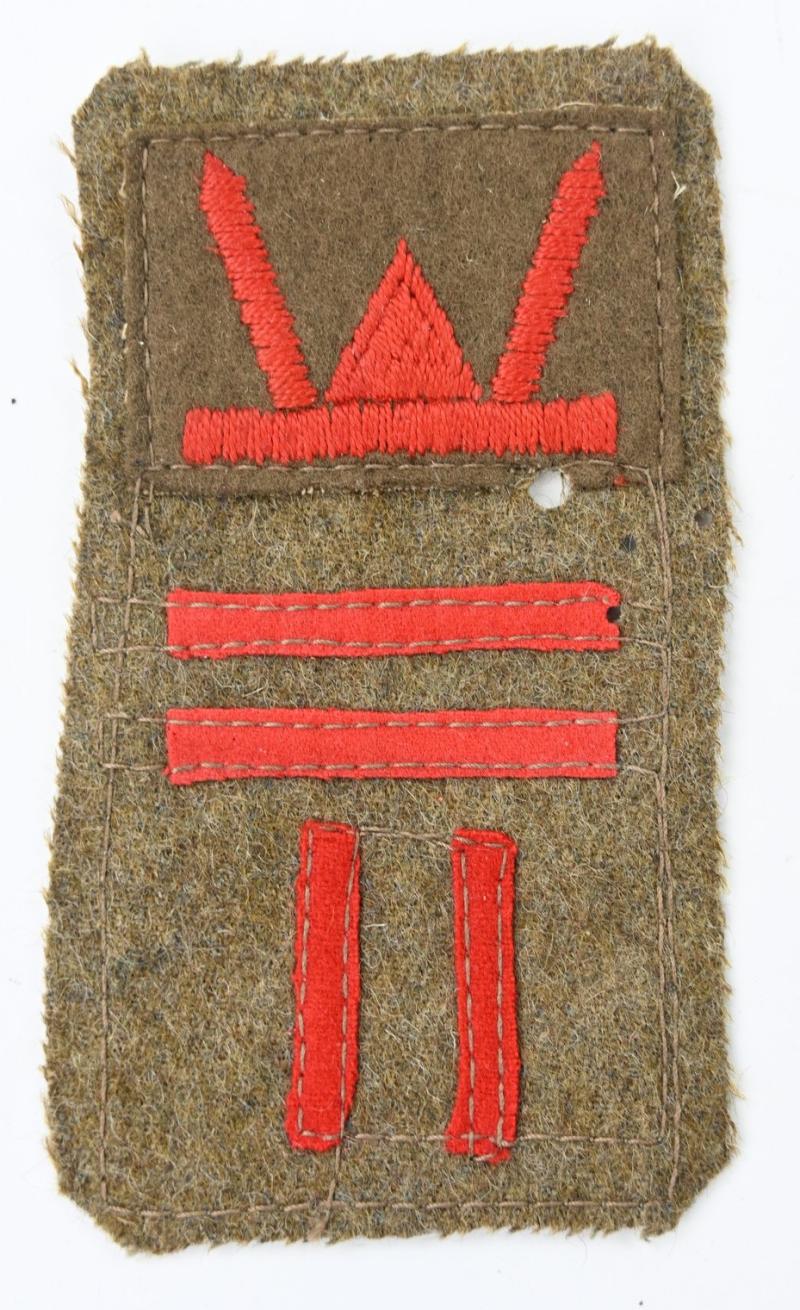 British WW2 Battle Dress Cut-Out  53rd 'Welsh' Infantry Division