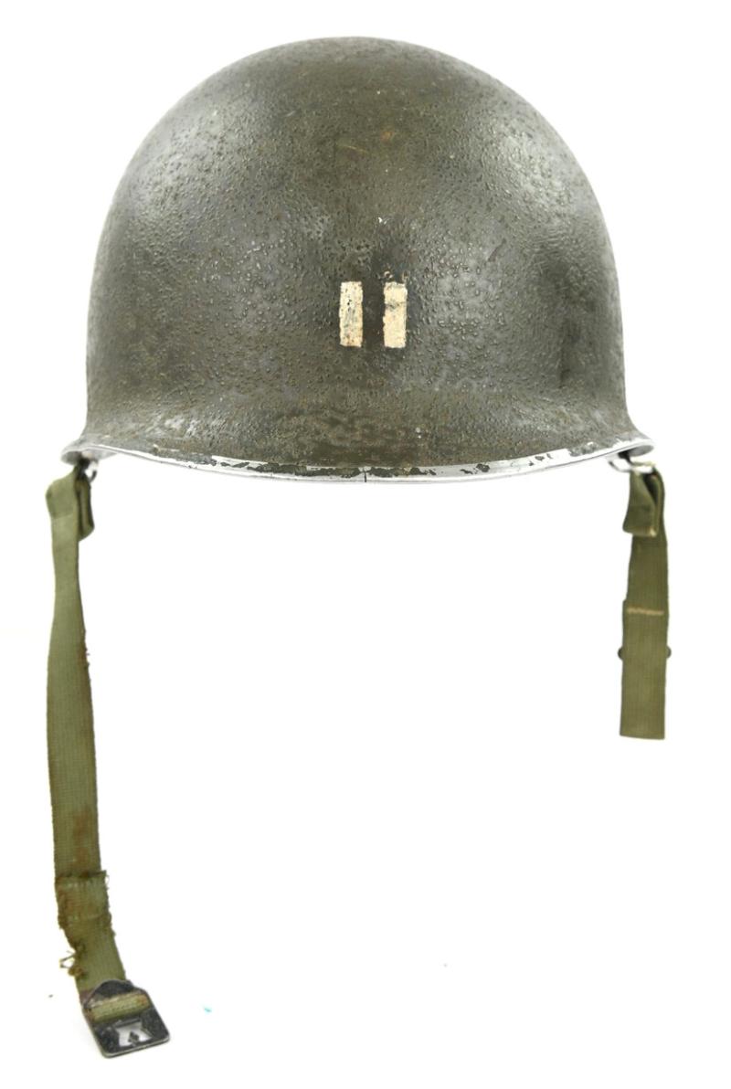 US WW2 M1 Swivel Bale 'Follow Me' Captain Helmet