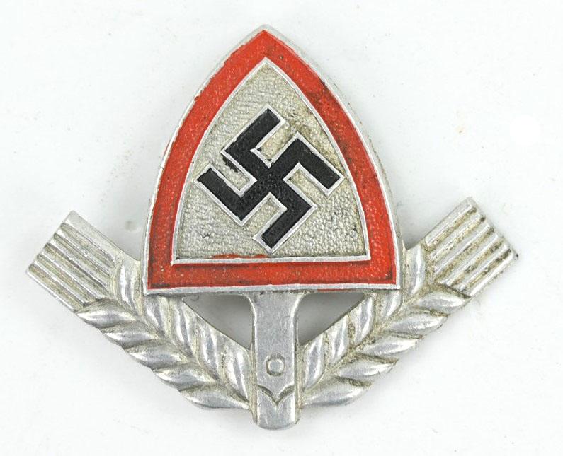 German RAD Officers Cap Badge