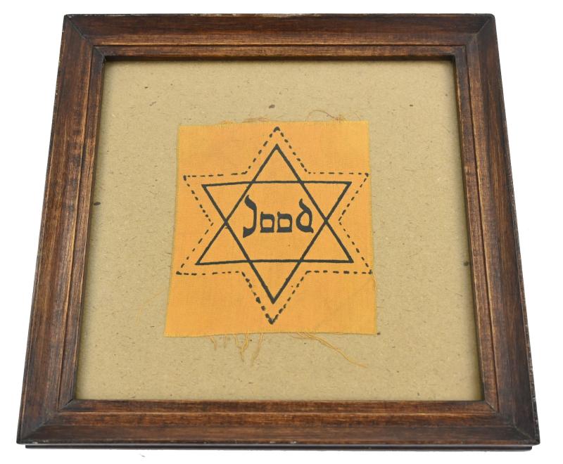 Dutch WW2 Framed Star of David