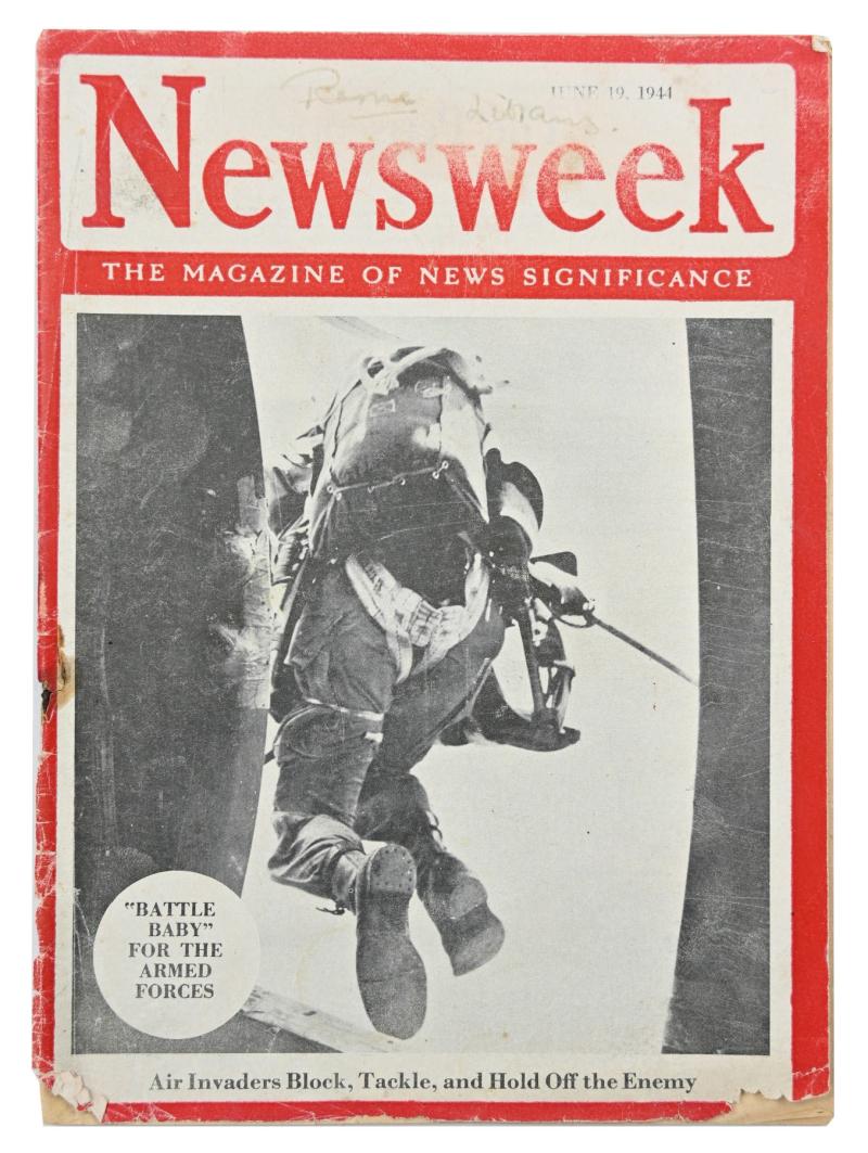 US WW2 Newsweek Magazine June 19, 1944