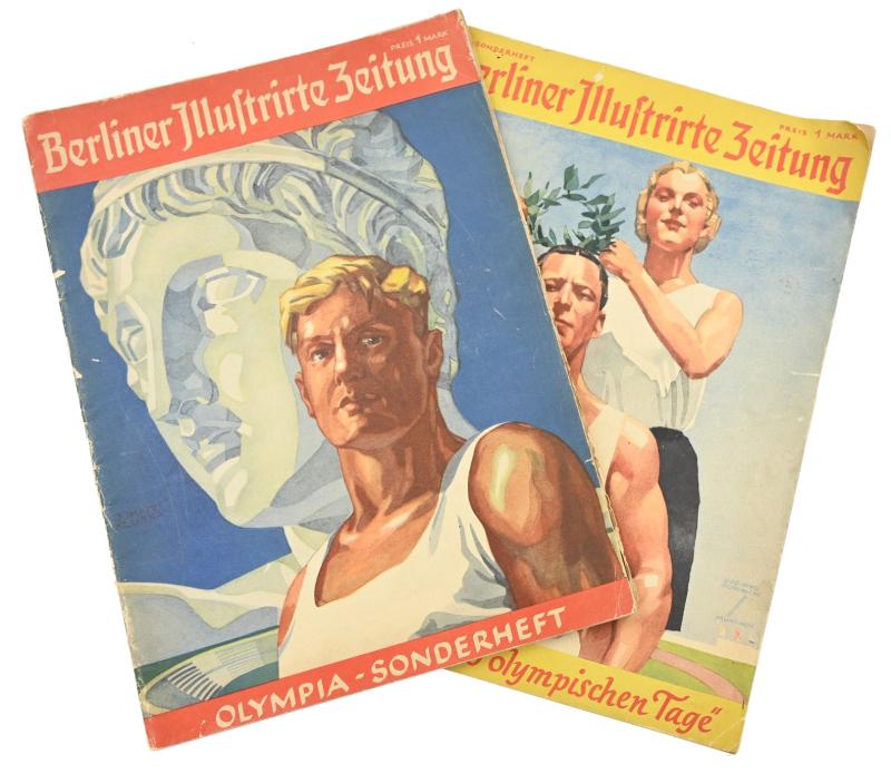 German Third Reich Olympic Magazines 'Berliner Illustrierte Zeitung