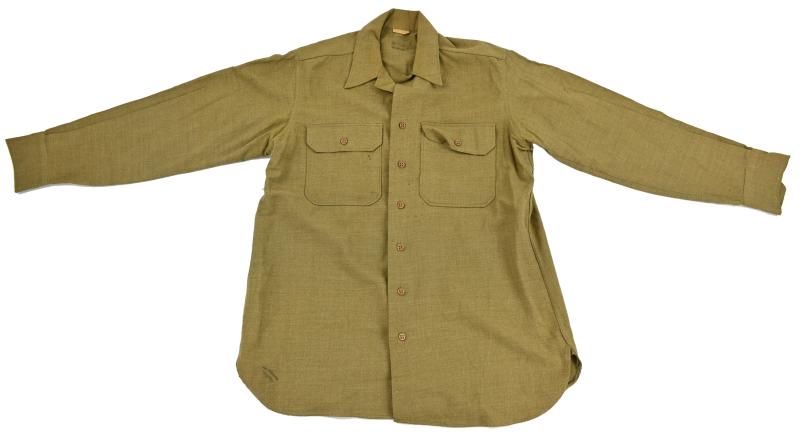 US WW2 Named Wool Shirt