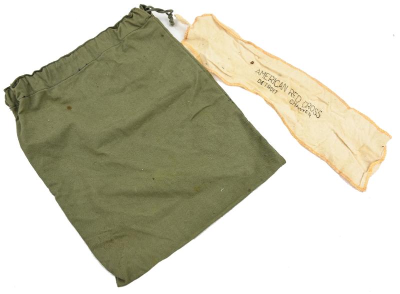 WorldWarCollectibles | US WW2 Red Cross Ditty Bag