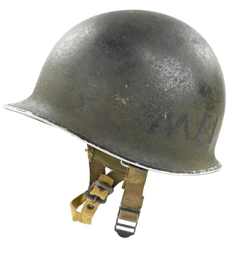 US WW2 17th Airborne Division Paratrooper Combat Helmet