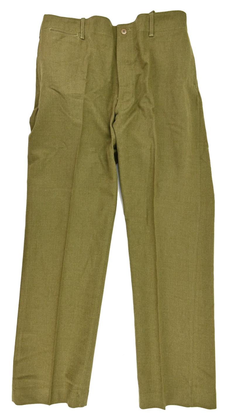 US WW2 Wool Trousers Named