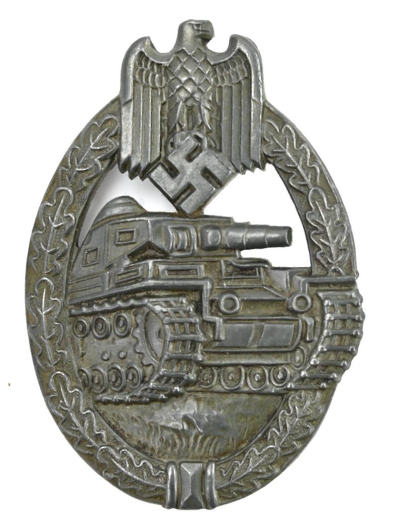German Panzer Assault Badge in Bronze
