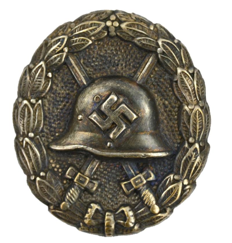 German Wound Badge in Black 1st pattern 'Legio Condor'