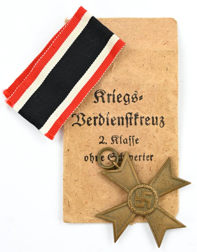 German War Merit Cross 2nd Class without Swords in Pouch