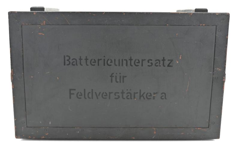 German WH/LW Field Radio Battery Case with Cover