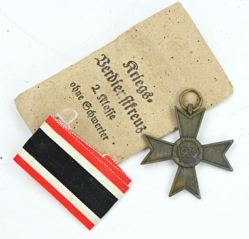 German War Merit Cross 2nd Class with Swords in Pouch