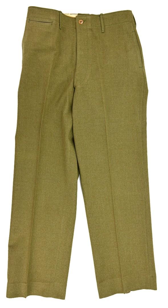 US WW2 Field Wool Serge Trousers