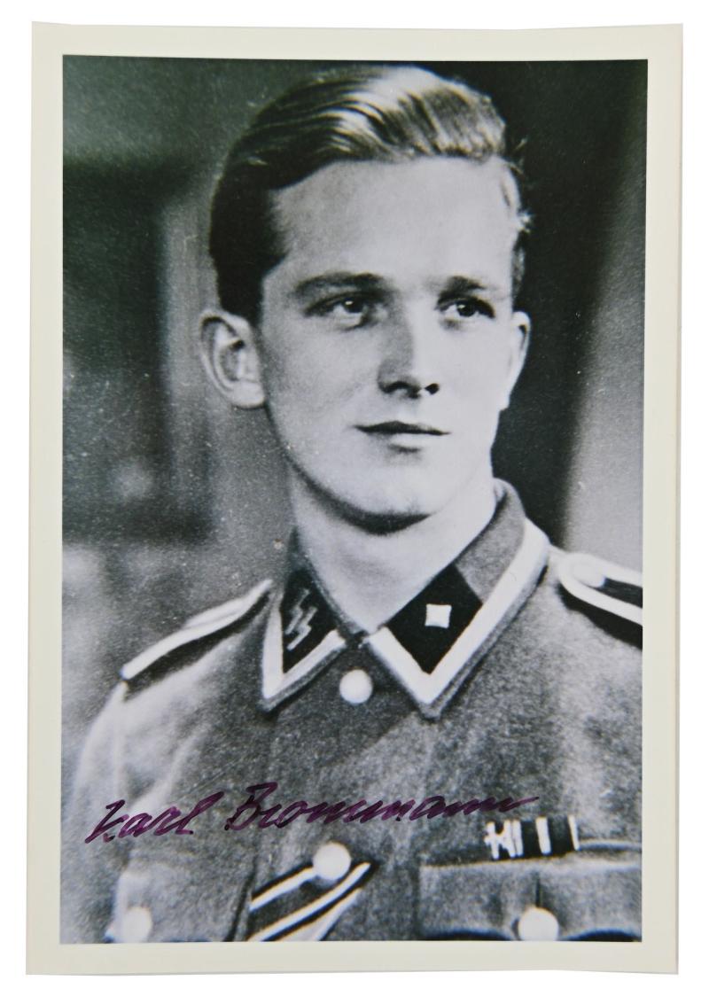 Signature of Waffen-SS Member 'Karl Brommann'