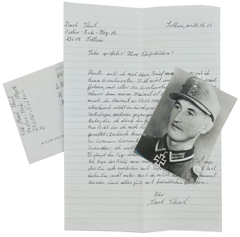 Signature of Wehrmacht Member 'Karl Thiel'