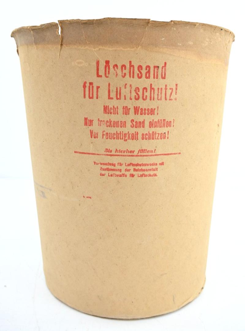 German Luftschutz Sand Bucket